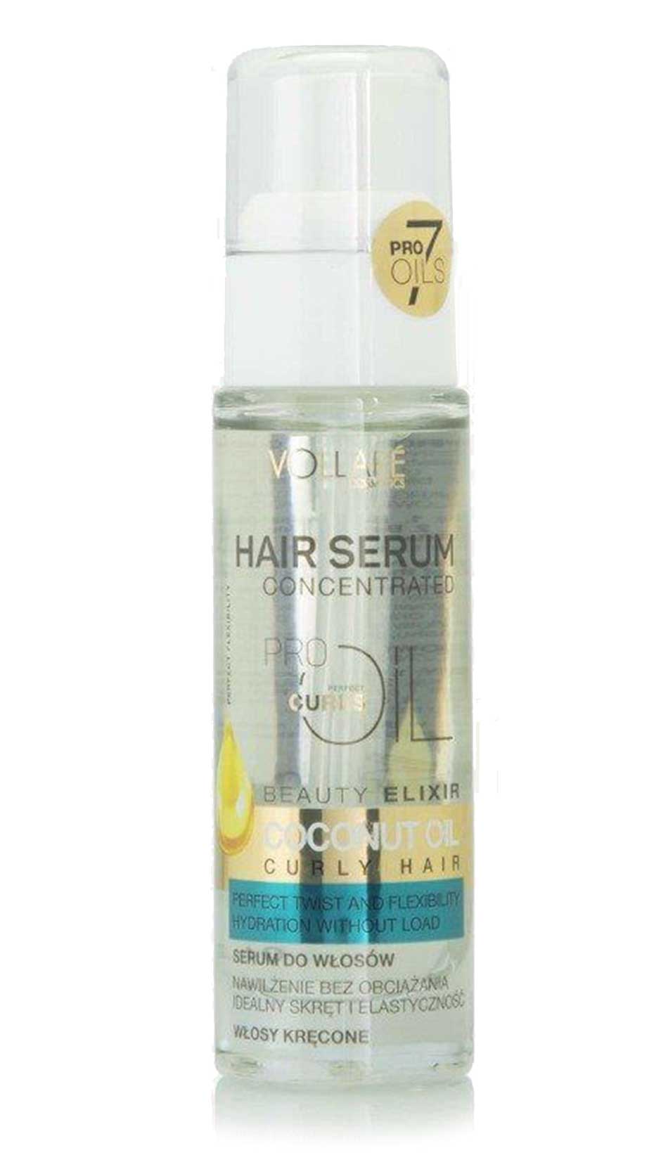Vollare Coconut Oil Concentrated Hair Serum For Curly Hair 30ml - Hair Care  Products