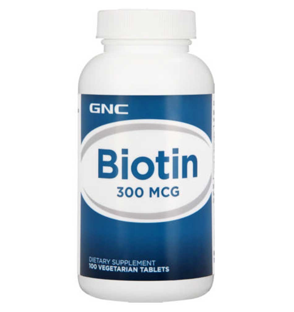 GNC Biotin 300MCG Hair Skin & Nails 120 Capsules - Vitamins & Dietary  Supplements