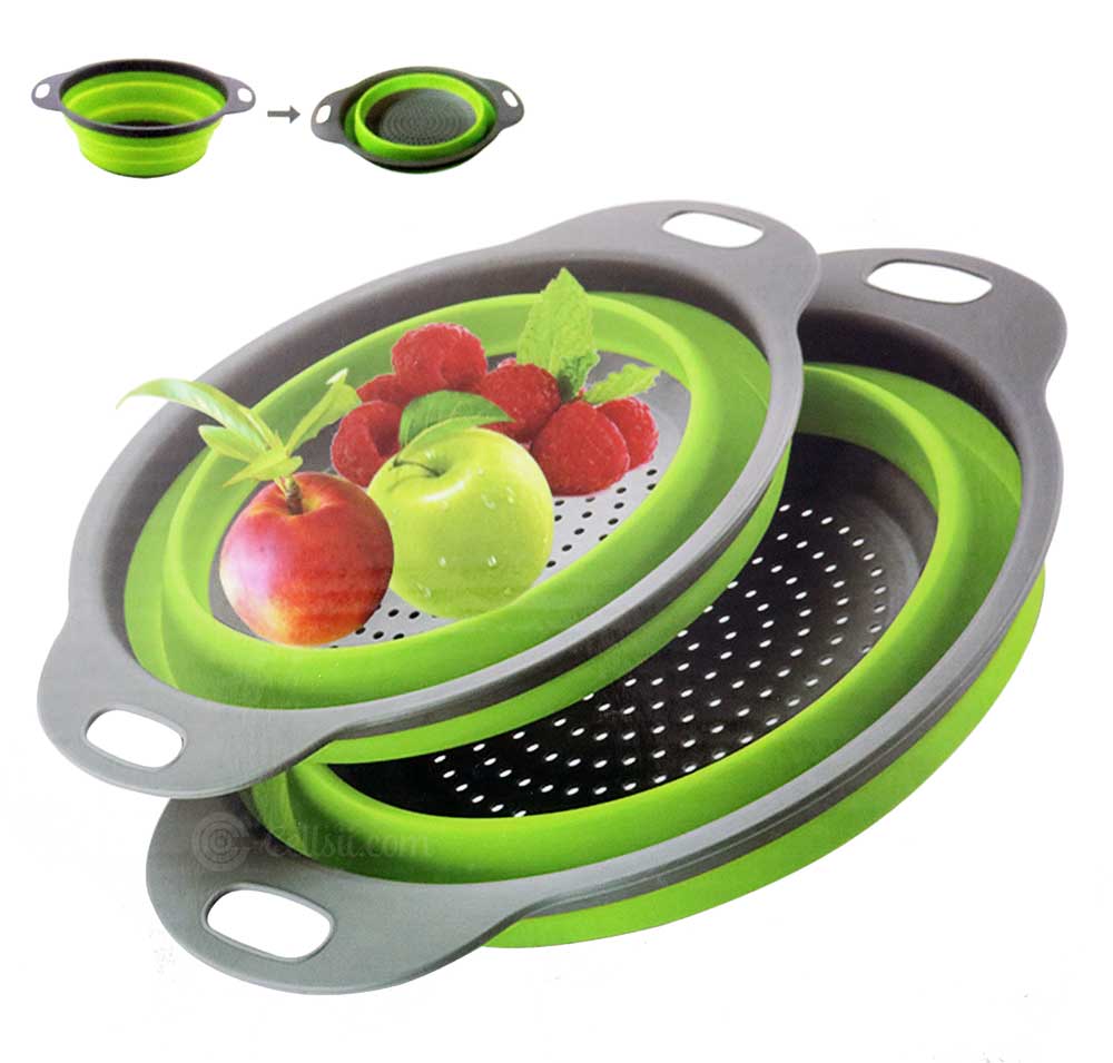 Collapsible Filter Baskets 2Pcs -Kitchen Appliances