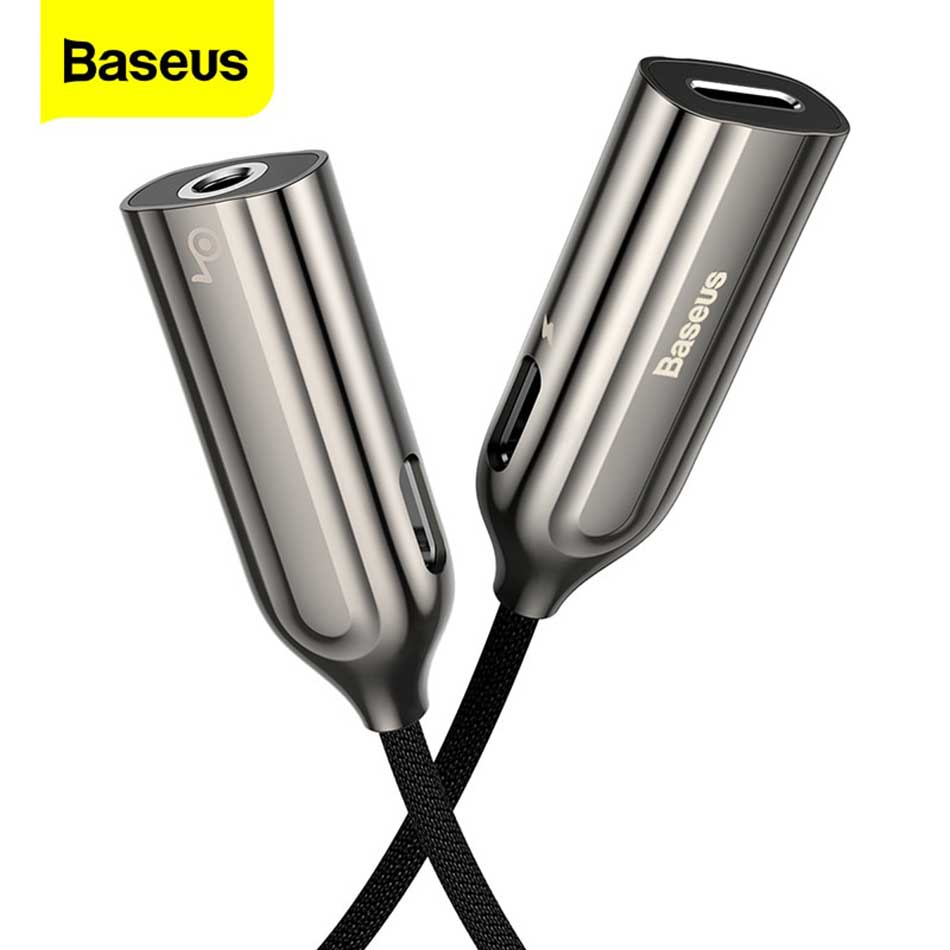 Baseus L55 2-in-1 Lightning Audio Converter