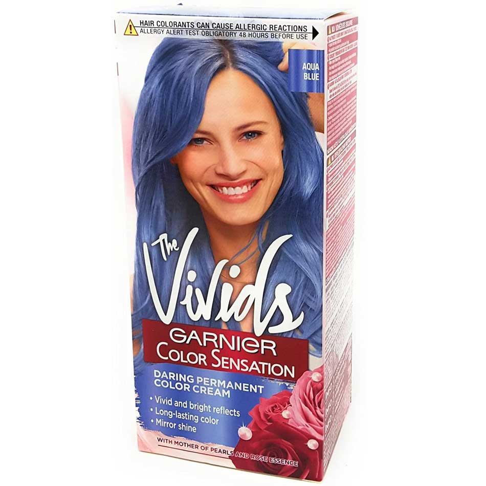 Garnier Color Sensation Vivids Aqua Blue Permanent Hair Dye