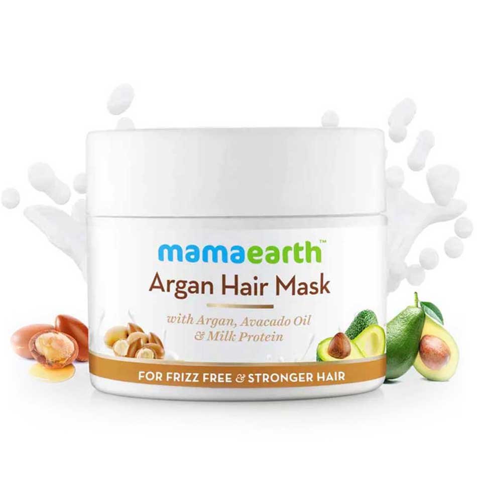 Mamaearth Argan Hair Mask for Frizz-free & Stronger Hair 200ml