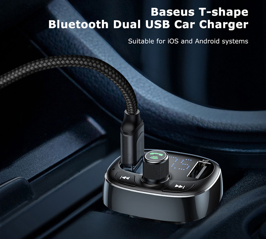BASEUS-S-09-T-Typed-2-USB-Bluetooth-MP3-