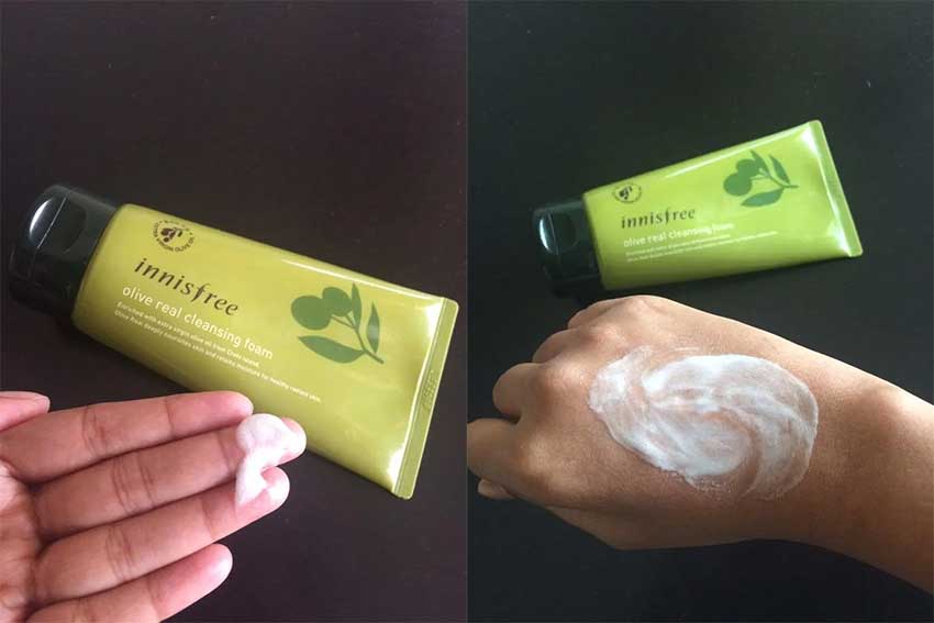 Innisfree-Olive-Real-Cleansing-Foam-150m