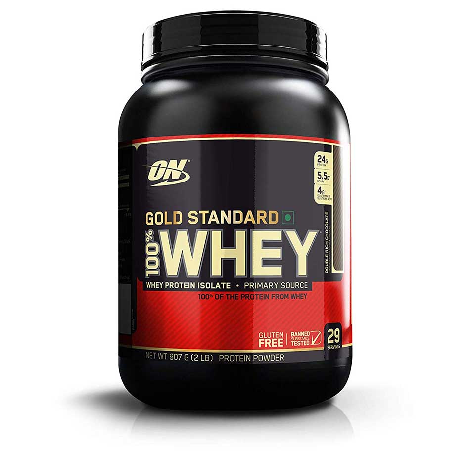 Optimum Nutrition Gold Standard 100 Whey Protein Powder 908g