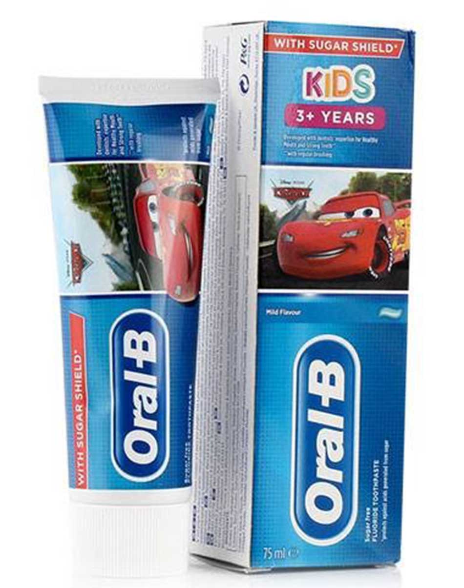 Oral B Kids 3+ Years Fluoride Toothpaste With Sugar Shield 75ml