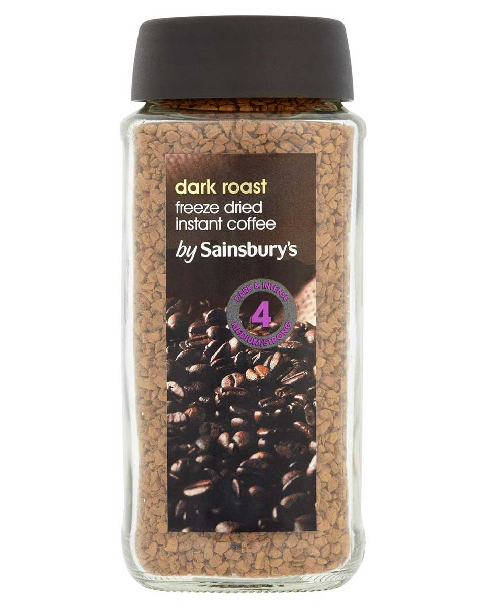 Sainsbury's Dark Roast Freeze Dried Instant Coffee 100g Coffee