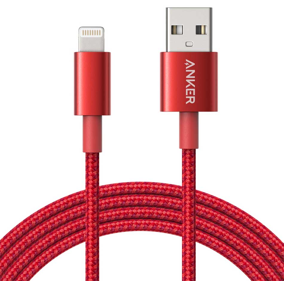 Anker 3.3ft Premium Double Braided Nylon Lightning Cable Lightning Cable