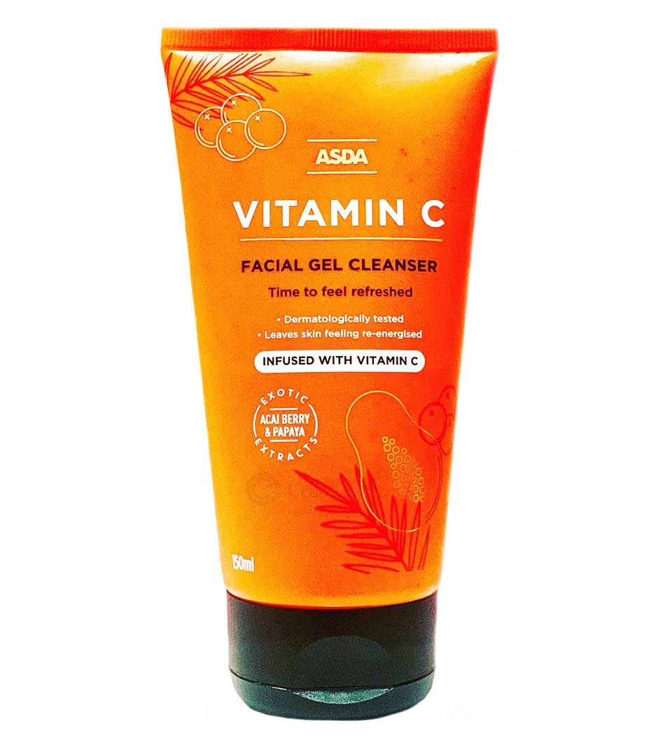 Asda Vitamin C Facial Gel Cleanser 150ml Face Wash