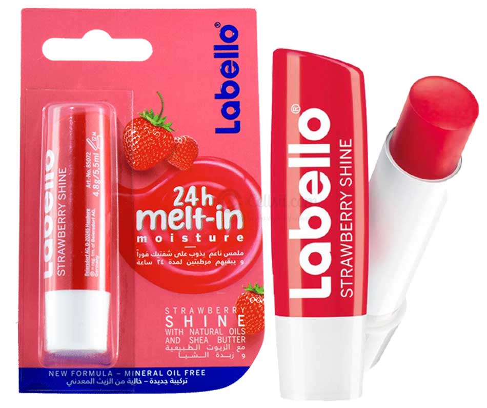 Labello 24h Moisture Strawberry Lip Balm 4.8g