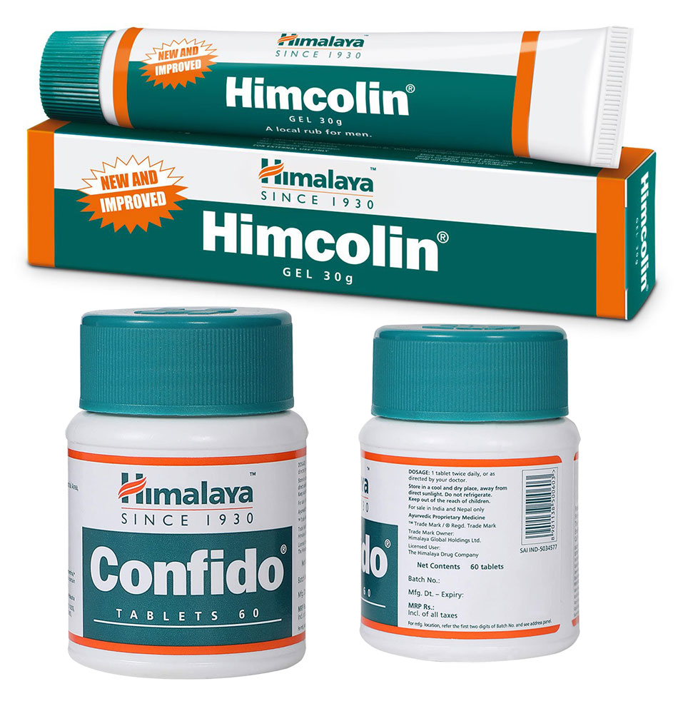 Himalaya Confido & Himcolin Gel Combo Pack