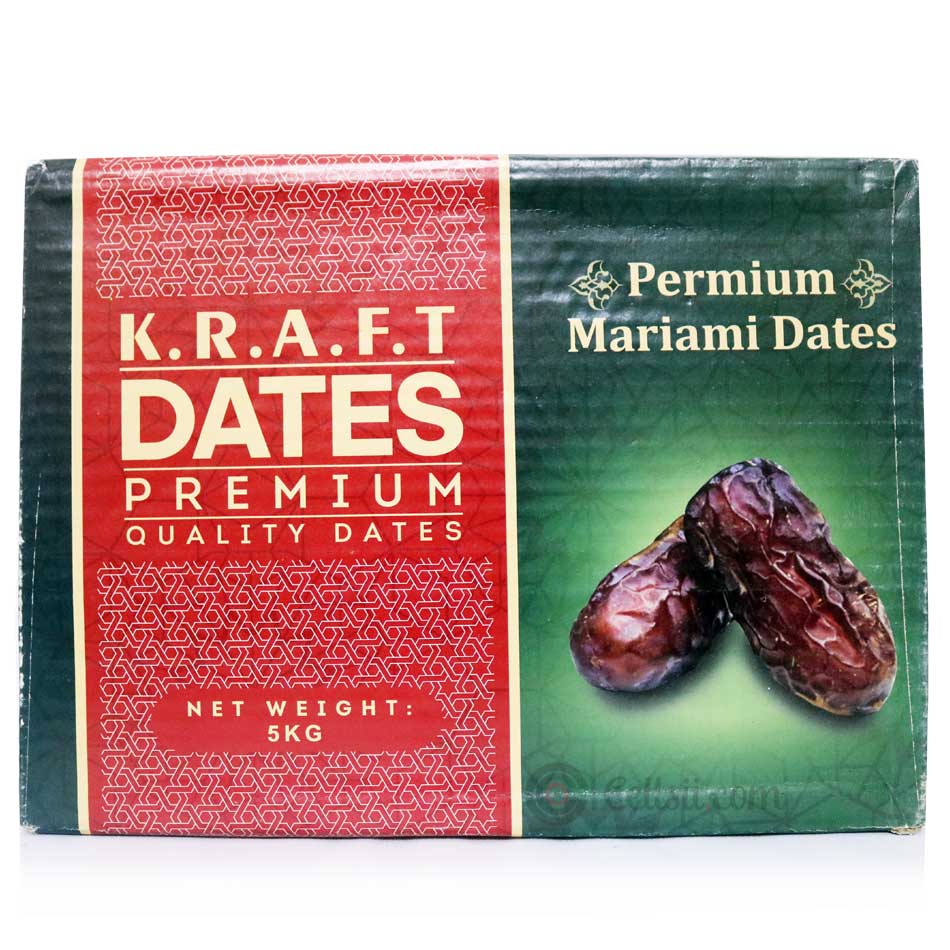 K.R.A.F.T Premium Mariam Dates (Khejur) 1Kg