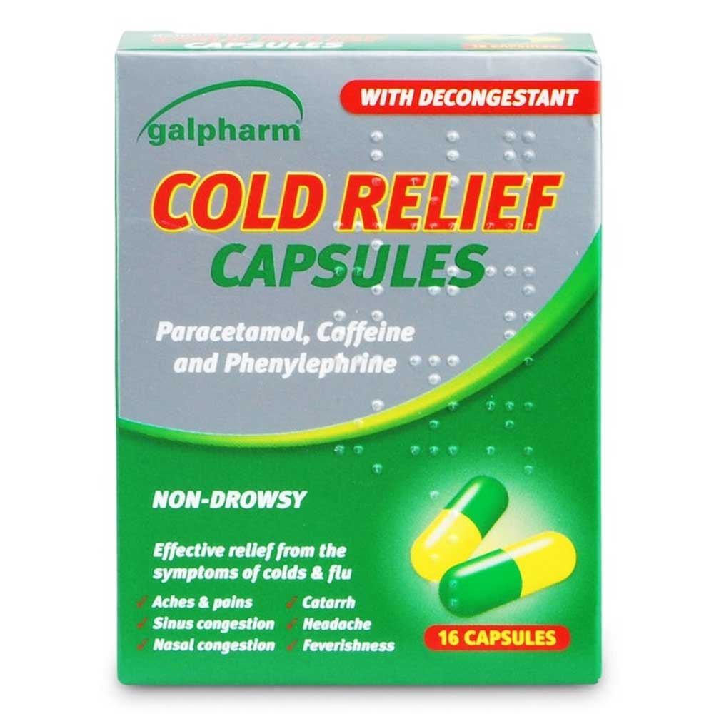 Galpharm Cold Relief 16 Capsules