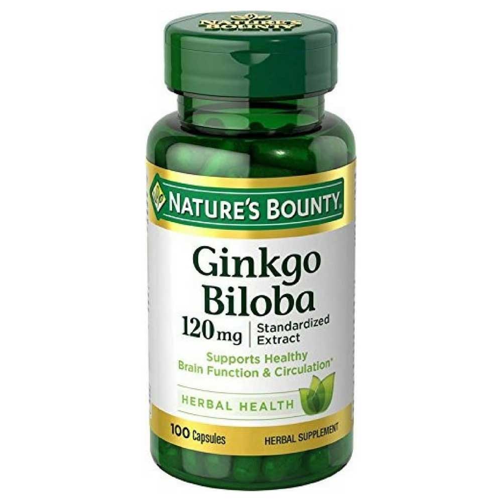 Nature’s Bounty Ginkgo Biloba 120mg 100 Capsules