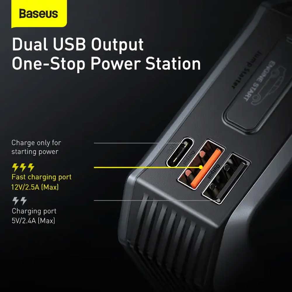 Baseus Super Energy Max Car Jump Starter 20000mAh