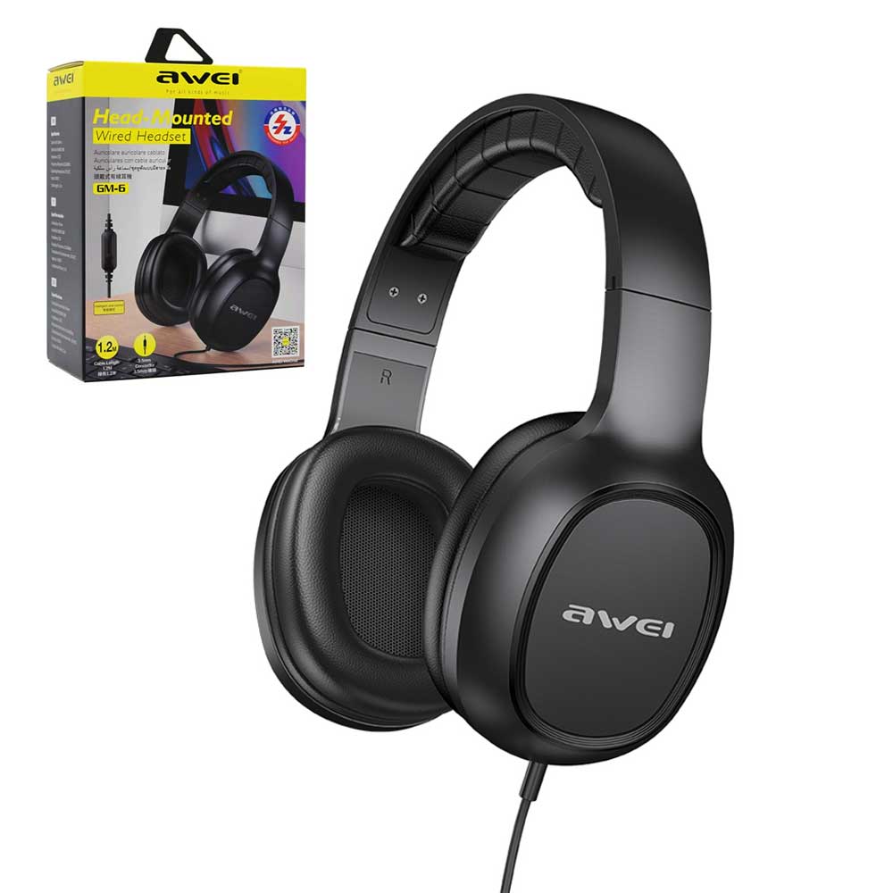 Awei GM-6 Wired Headphone With Microphone