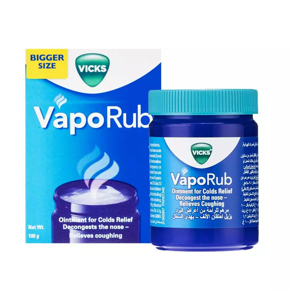 Vicks VapoRub Ointment for Colds Relief 100g