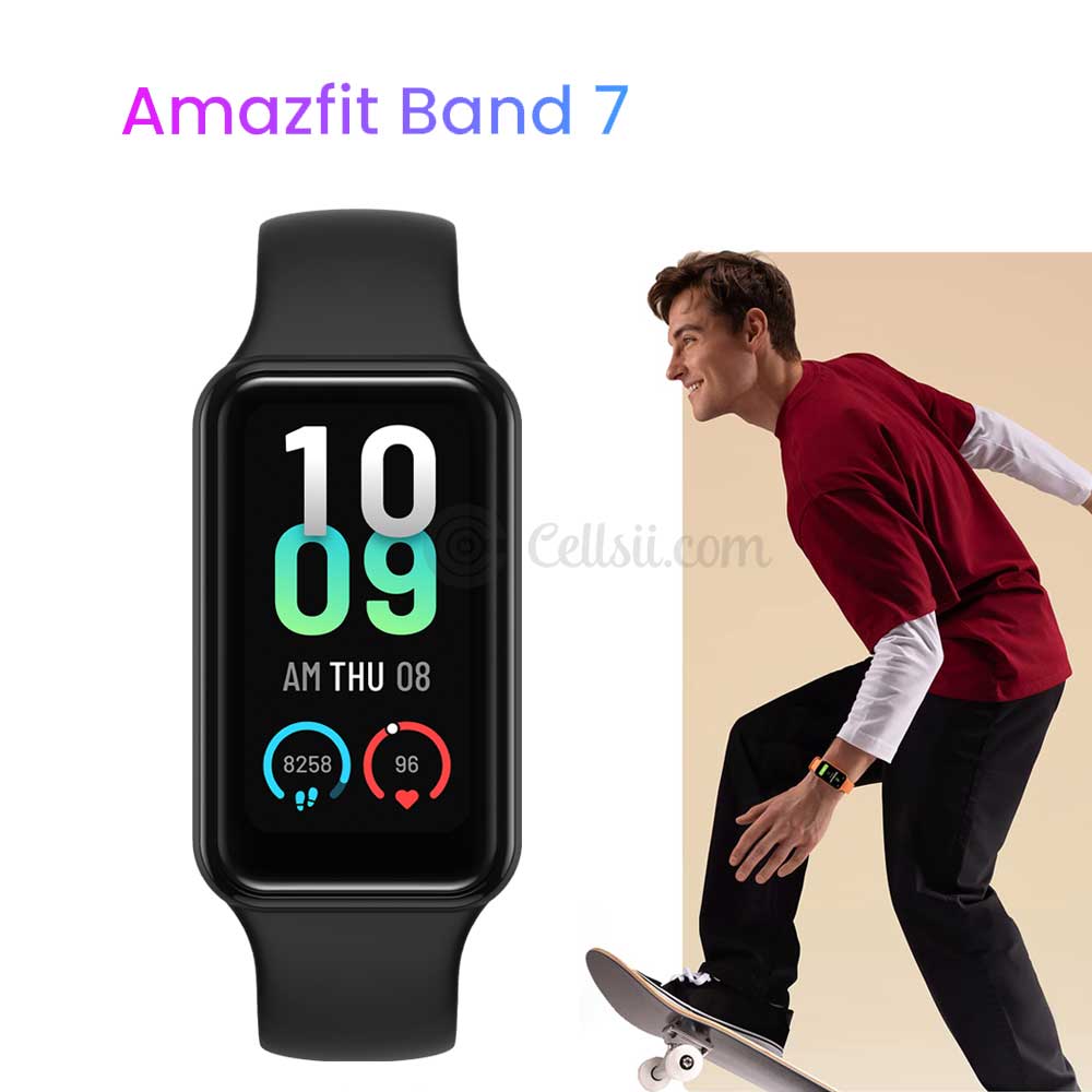 Amazfit Band 7 AMOLED Display Fitness & Health Tracker