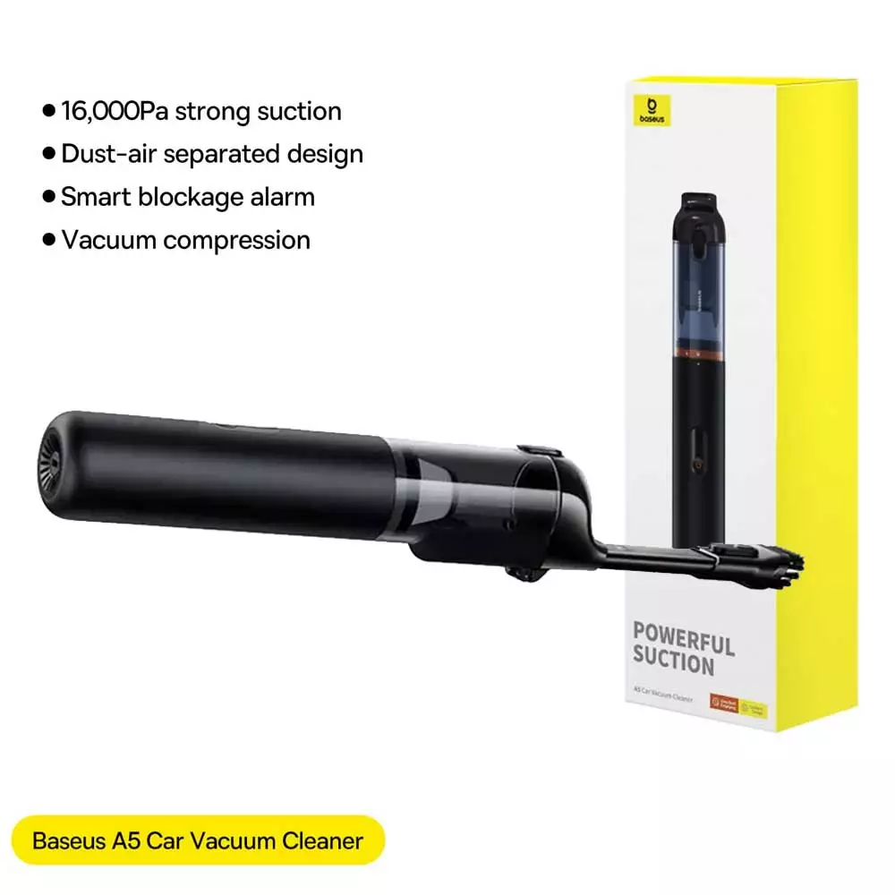 Baseus A5 Powerful Suction Car Vacuum Cleaner