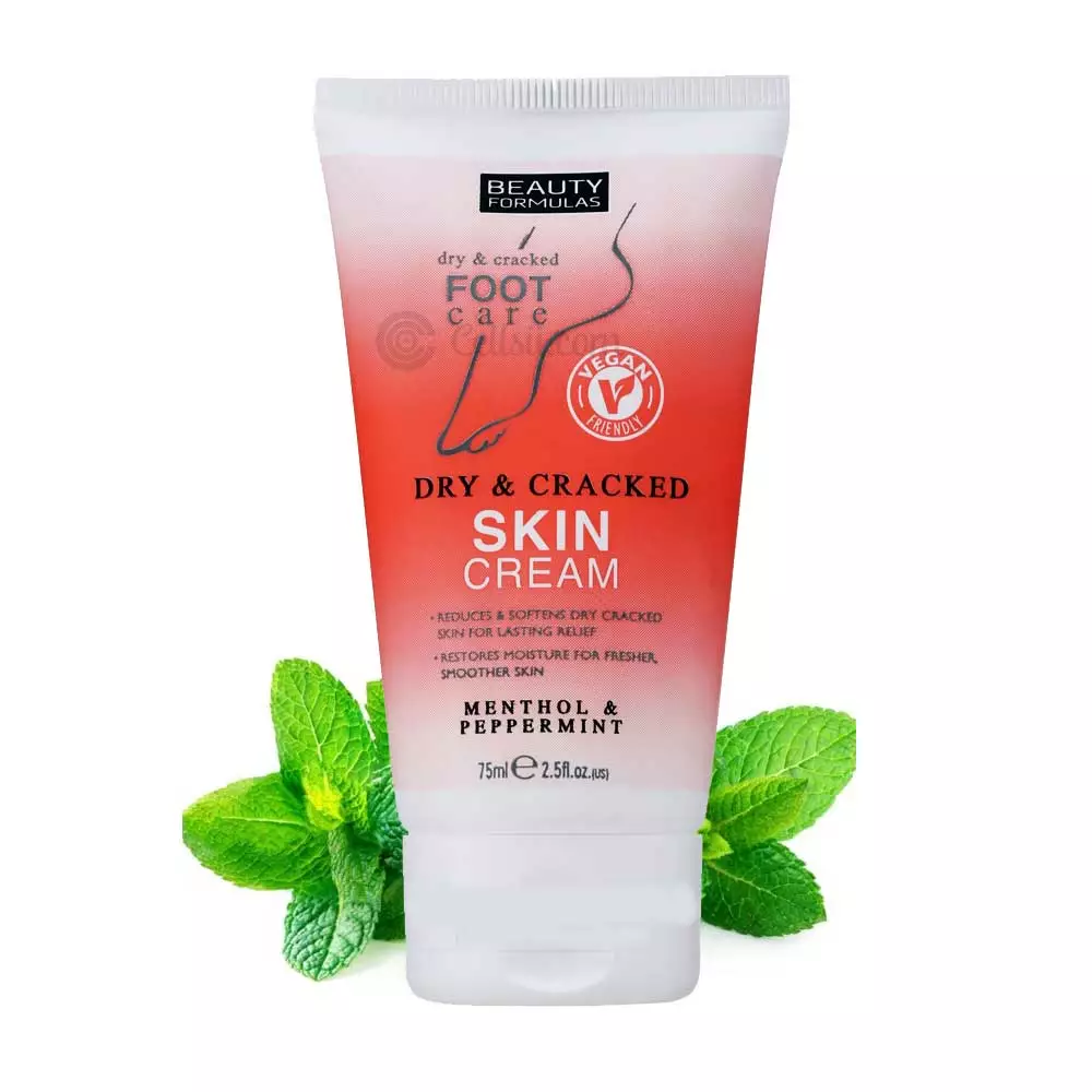 Beauty Formulas Dry and Cracked Skin Foot Cream 75ml