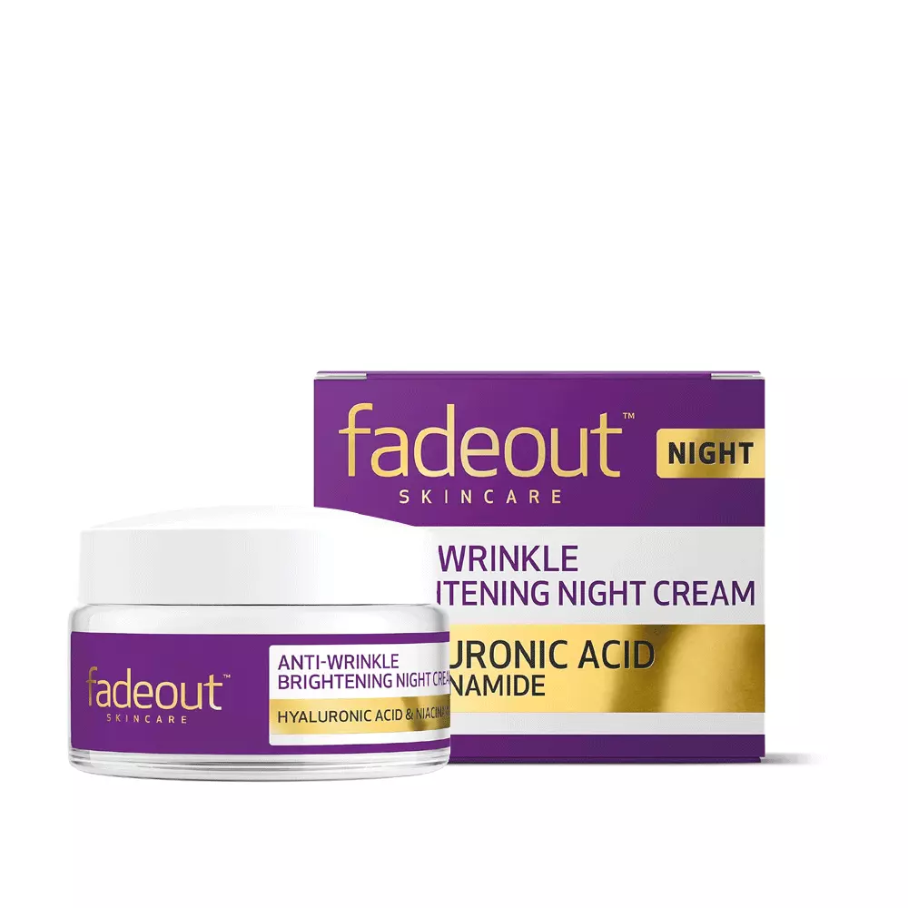 Fade Out Anti Wrinkle Brightening with Hyalouronic Acid & Niacinamide Night Cream 50ml