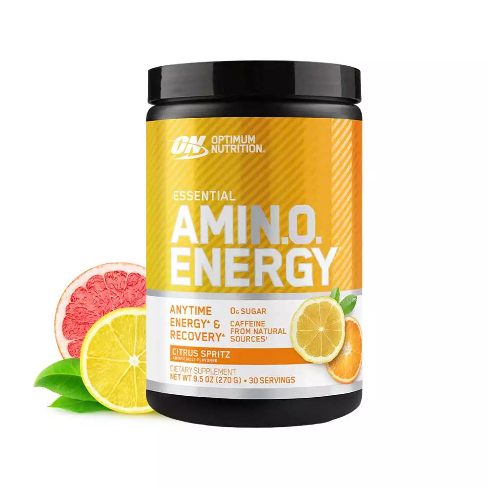 Optimum Nutrition Essential Amino Energy Citrus Spritz Drink Mix Powder 270g