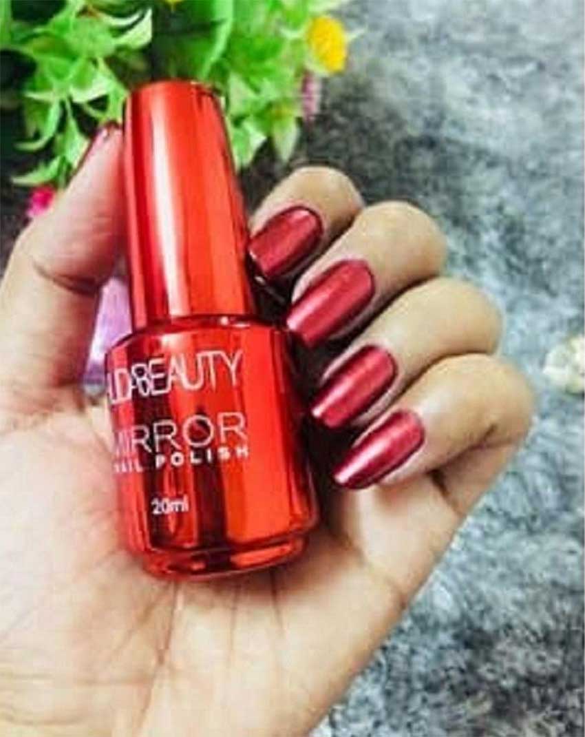 Huda Beauty Mirror Nail Polish Red 20ml - Makeup
