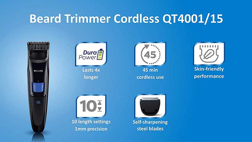 Philips-Beard-Trimmer-QT4001-in-Banglade