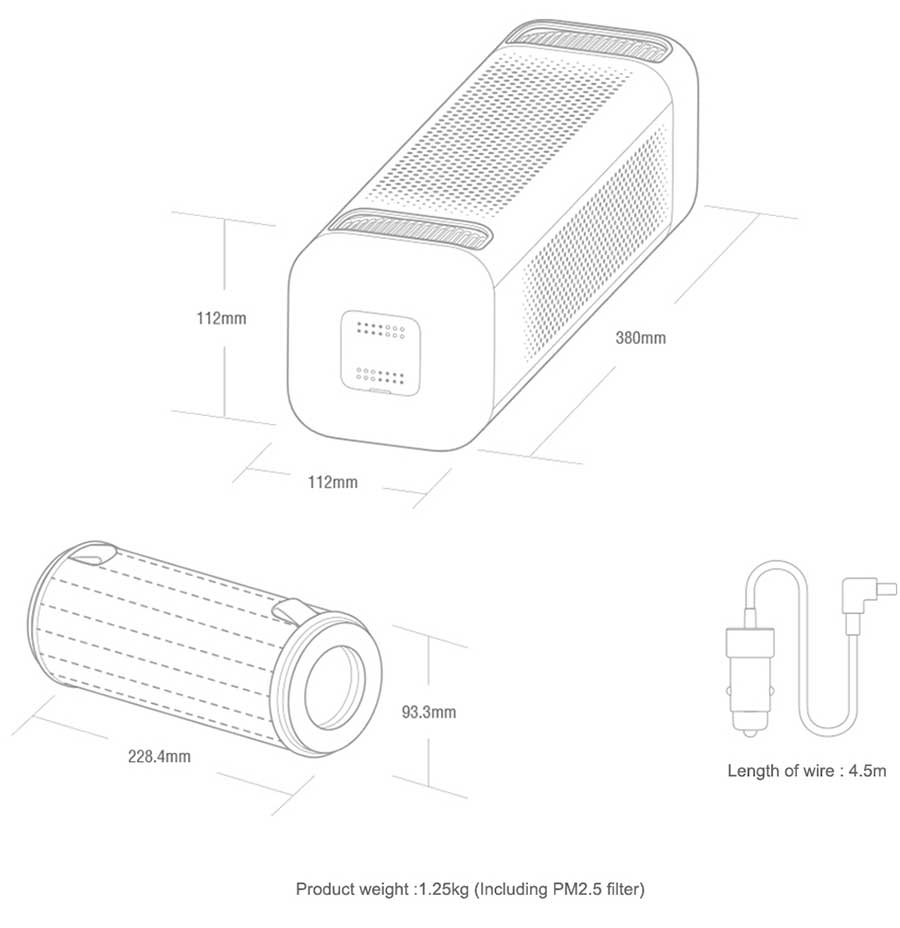 Xiaomi-MiJia-Car-Air-Purifier-in-Banglad