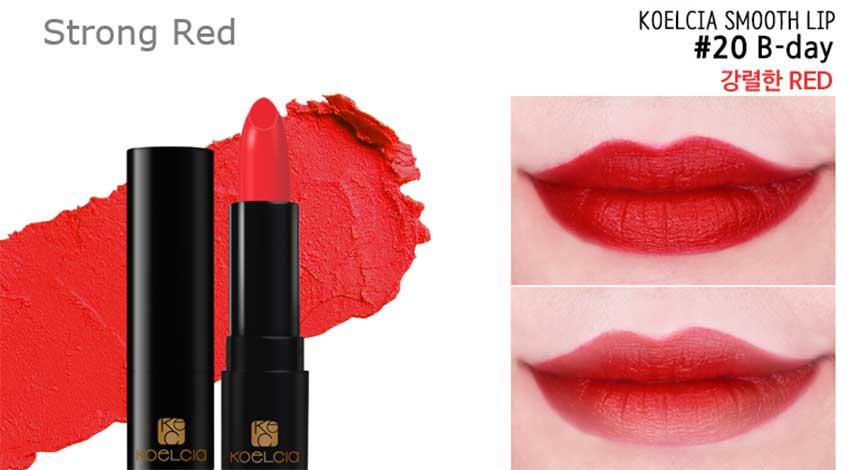 Koelcia-Smooth-20-B-day-Storong-Red-Lips