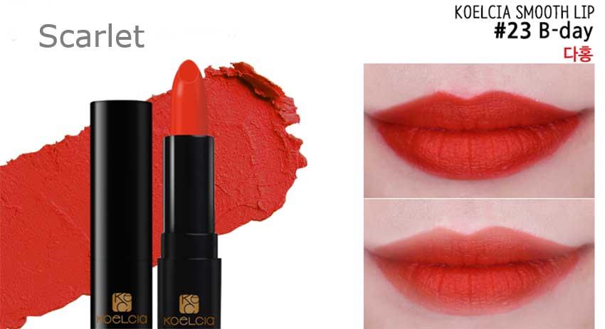 Koelcia-Smooth-23-B-day-Scarlet-Lipstick