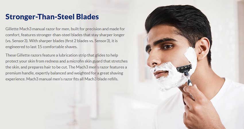 Gillette-Mach-3-Duracomfort-Blades-Razor