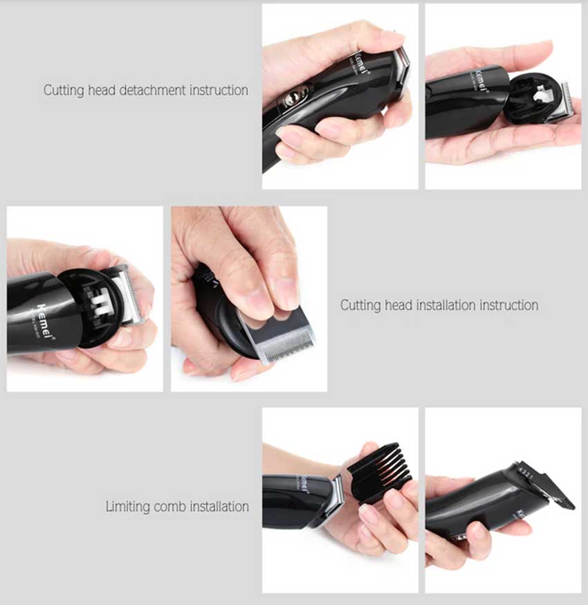Kemei-KM---500-8-in-1-Electric-Hair-Trim