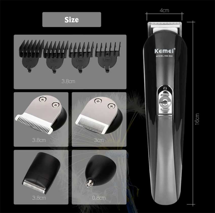 Kemei-KM---500-8-in-1-Electric-Hair-Trim