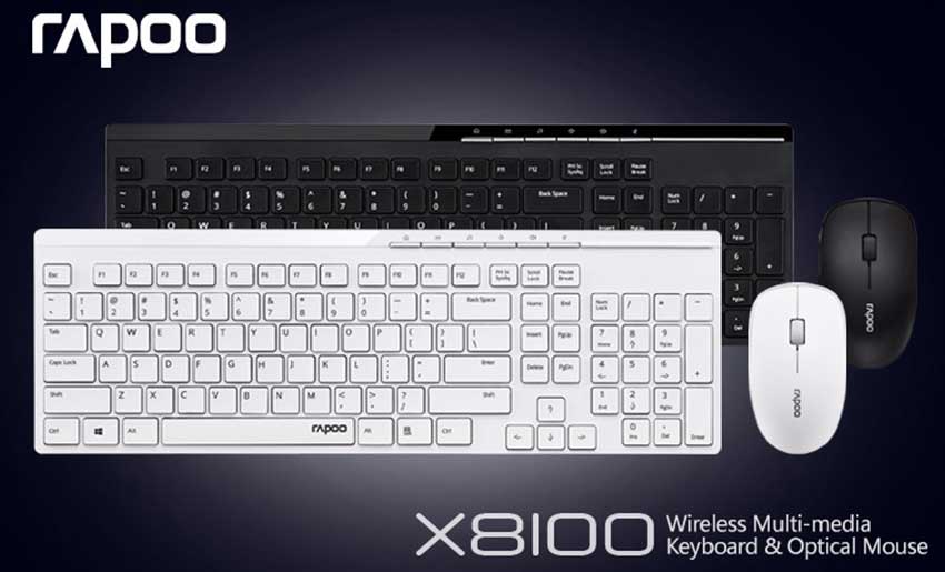 Rapoo-X8100-Wireless-Multimedia-keyboard