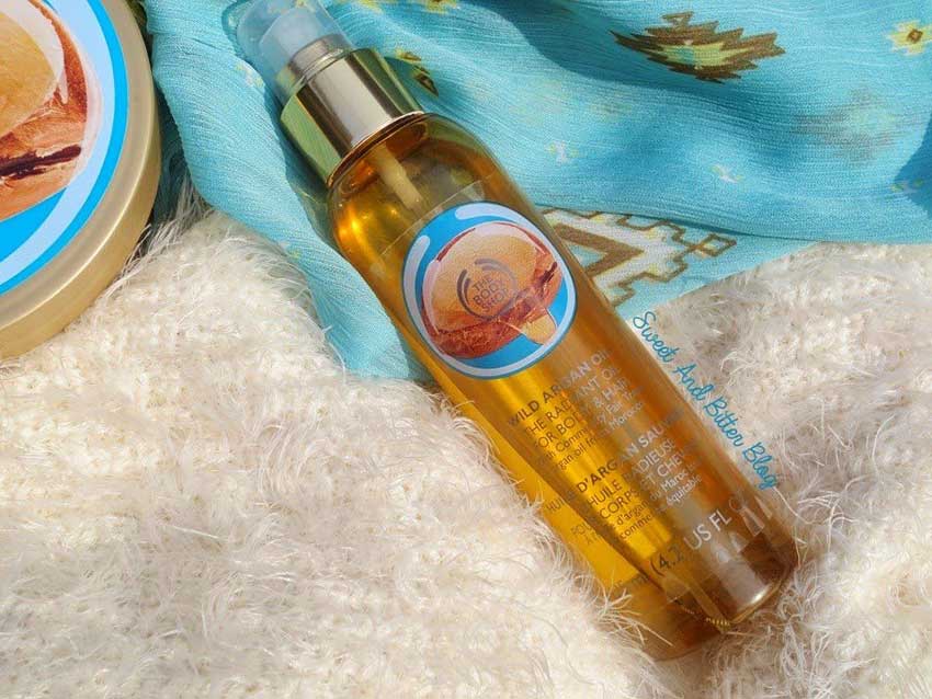 THE BODY SHOP WILD ARGAN MIRACLE OIL FOR BODY  HAIR MB IMPORTS