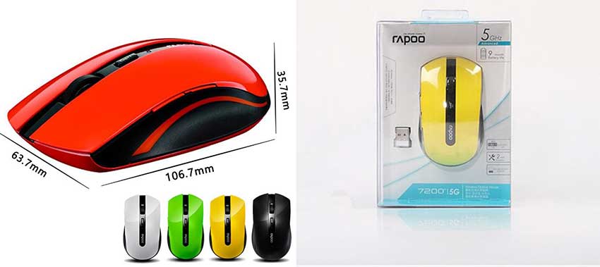 Rapoo-7200P-5GHz-Wireless-Optical-Mouse-