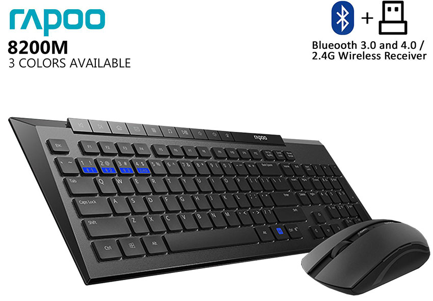 Rapoo-8200P-5GHz-Wireless-Keyboard-and-M