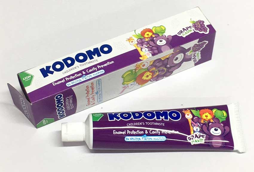 Kodomo-Grape-Flavor-Baby-Toothpaste-40g-