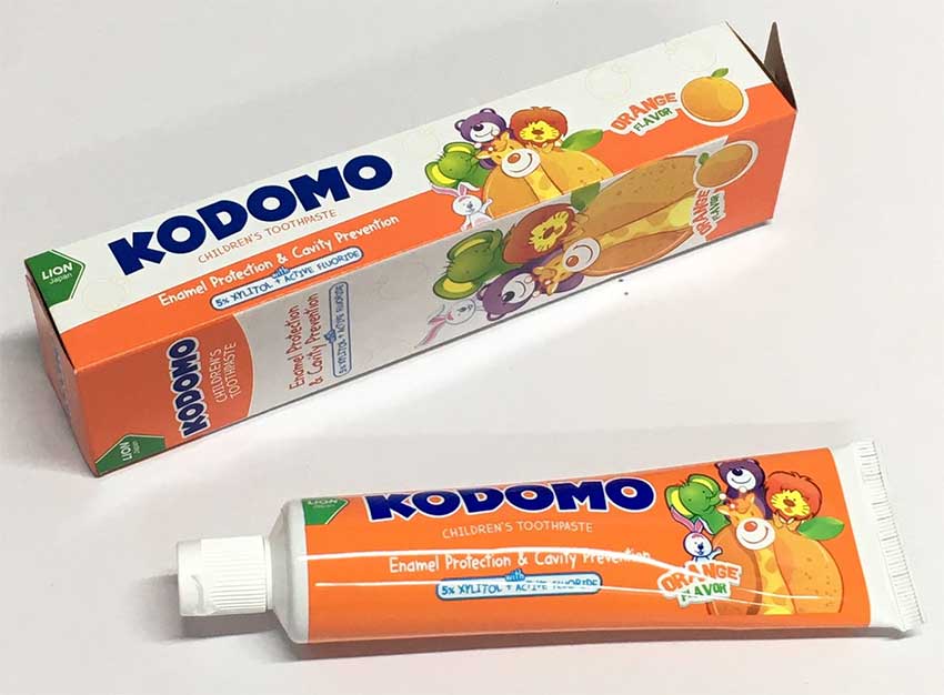 Kodomo-Orange-Flavor-Baby-Toothpaste-40g