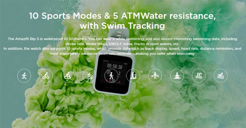 Xiaomi-Amazfit-Bip-S-Waterproof-Smart-Wa