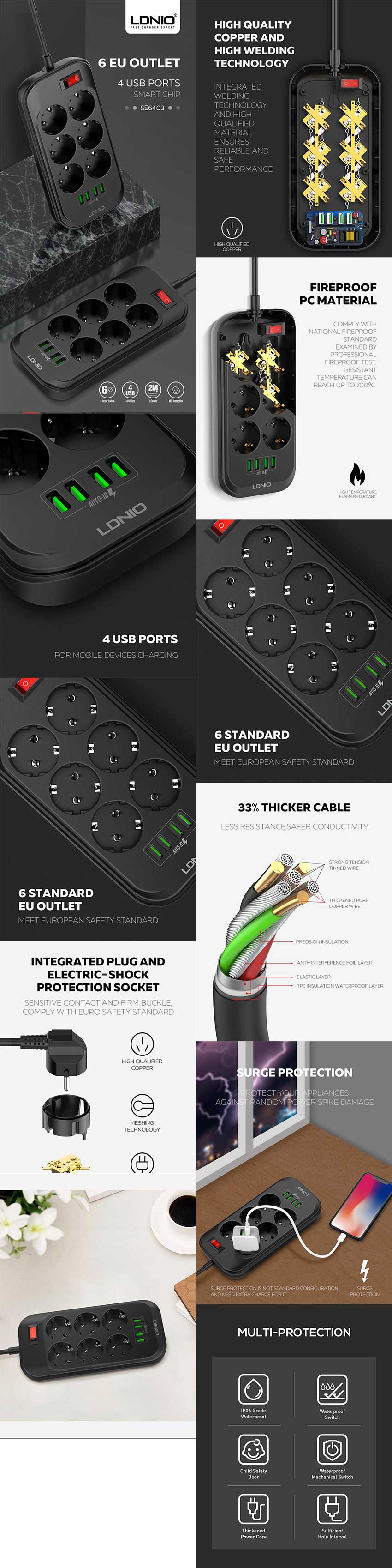 LDNIO-Defender-Series-SE6403-Power-Strip