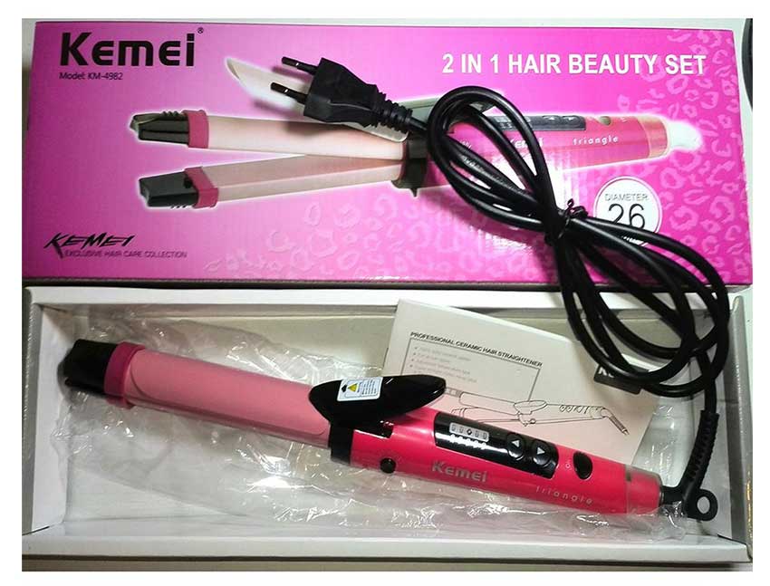 KM-4982-Kemei-2-In-1-Hair-Straightener-A