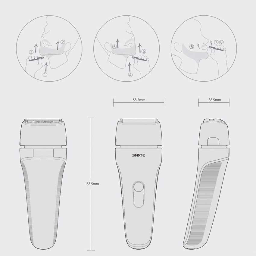 Xiaomi-4-Blade-Electric-Razor-Shave-buy-