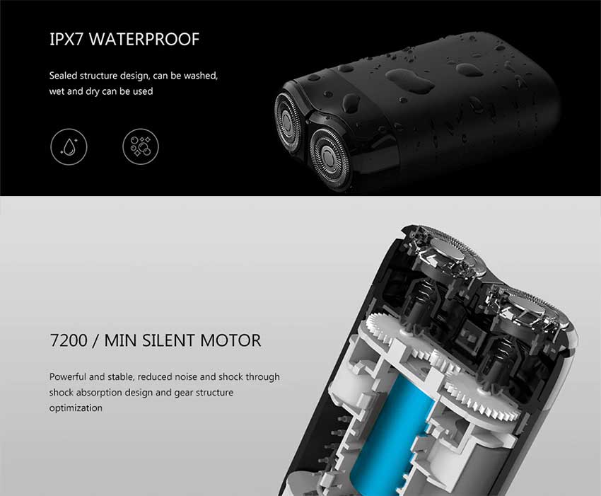 Xiaomi-S100-Double-Float-Electric-Razor-