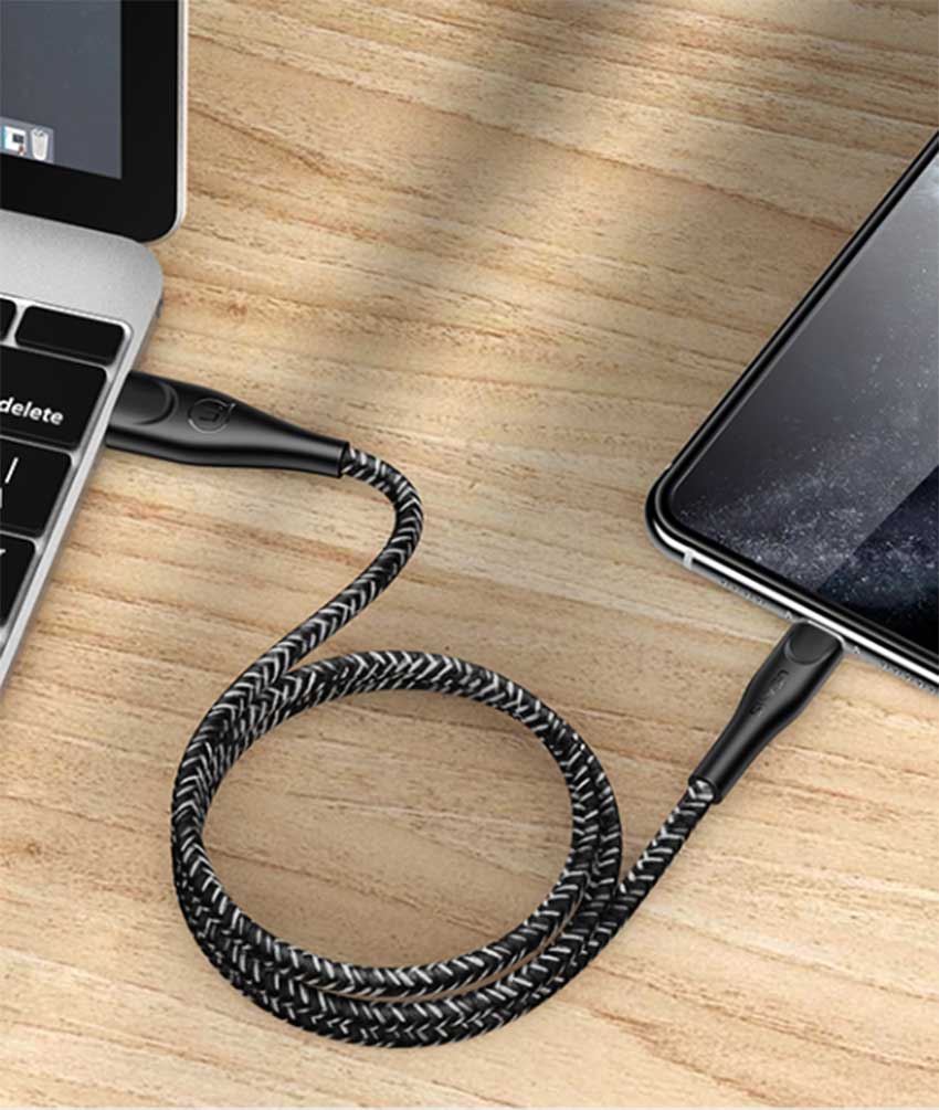 Usams U41 Lightning Braided USB Data & Charger Cable - Lightning Cable