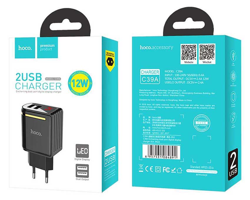 HOCO-C39A-Dual-USB-Ports-Power-Adapter-w