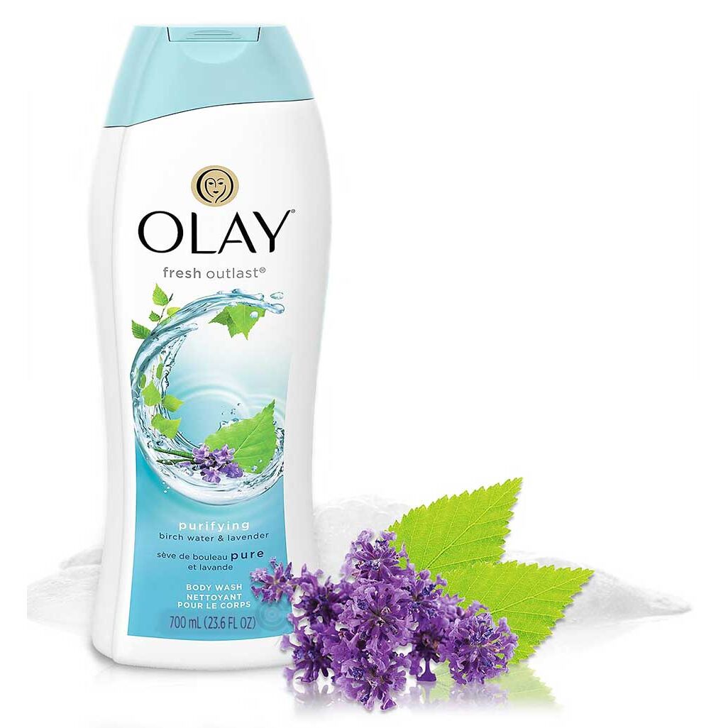 Olay Fresh Outlast Purifying Birch Water & Lavender Body Wash 700ml