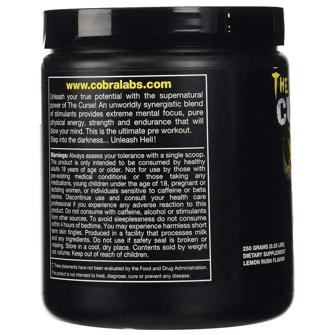 Cobra Labs The Curse Advanced Pre Workout 50 Servings