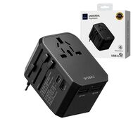 WiWU UA-304 Universal 4 Port Travel Charger Plug Adapter 45W